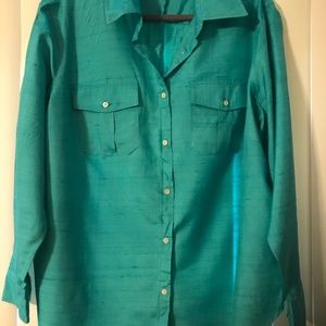 NWOT Ralph Lauren 100% silk top